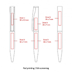 BND82 DIAL, TWIST METAL BALL PEN-Logo